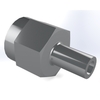 Pressure gauge connector standpipe (w/o nut + cutting ring) XMAEV 06 LR/SR 1/4 OV SS 316Ti